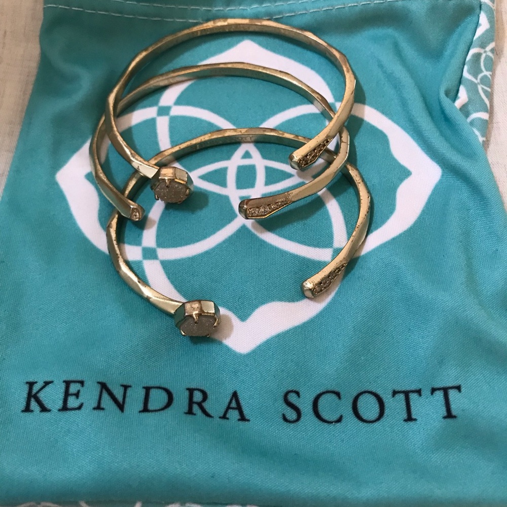 Kendra Scott Gold Blake Bangle Set
